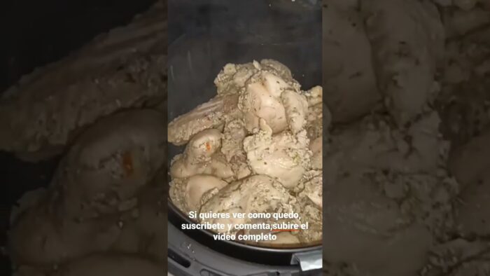 pollo frito en freidora de aire #recetasdominicana #comidadominicana #polloalhorno #pollofritto