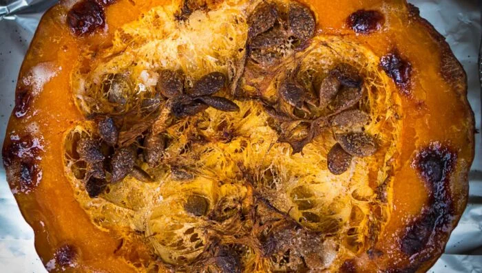 Receta americana de snack de zapallo