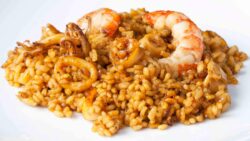 Receta de Arroz caribeño con gambas
