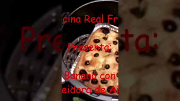 #shorts No pienses qué cocinar Pan de Banano en Freidora de aire
