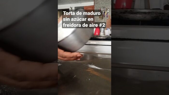 torta de maduro sin azúcar en freidora de aire #2