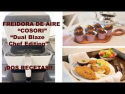 ¡2 recetas! en la NUEVA FREIDORA DE AIRE COSORI DUAL BLAZE CHEF EDITION!