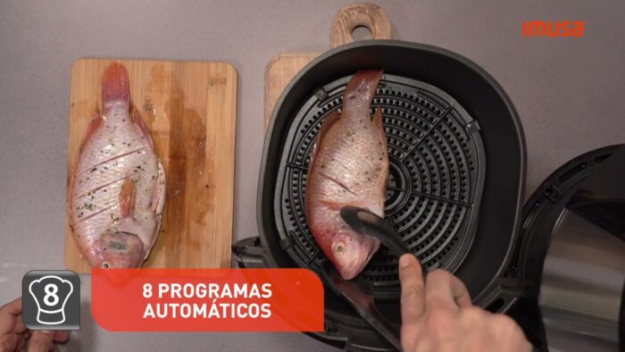 ¡5.6L de capacidad! Más espacio para tus preparaciones con la freidora de aire Easy Fry XXL IMUSA