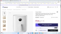 🍳¡Oferta Miravia! Mi Smart Air Fryer 3.5L Freidora de Aire Sin Aceite  barato 51€ ¡49 DTO! Opinión🍳