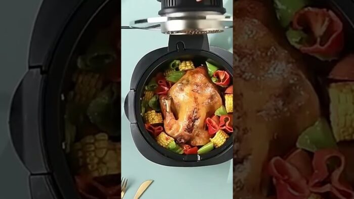 ¡Revolucione su  cocina con la freidora de aire  futurista Monsori!  Magia  sin aceite #diyplumbing