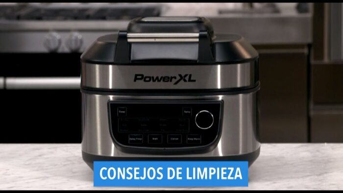 Freidora de aire y parrilla PowerXL™ 12 en 1, MFC-AF-6C-LA: CONSEJOS DE LIMPIEZA