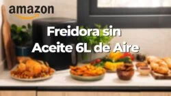 Cecotec Freidora sin Aceite 6L de Aire Caliente Cecofry Bombastik 6000 1700 W Tecnología PerfectCook