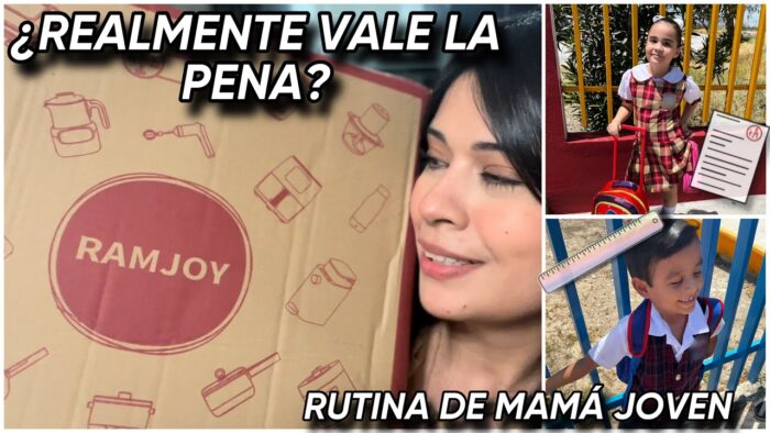 1er Día de Clases: RUTINA de MAMÁ de JOVEN| Freidora de Aire RAMJOY ¿Vale la Pena?