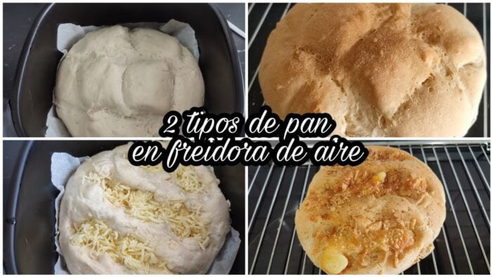 2 tipos de pan en freidora de aire CECOFRY DELUXE 🥖