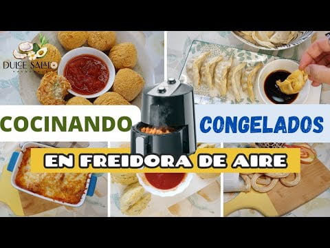 🔥 5 RECETAS con COMIDA CONGELADA EN FREIDORA DE AIRE🔥
