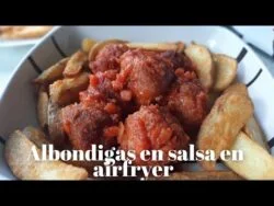ALBONDIGAS EN SALSA EN FREIDORA DE AIRE #airfryer #cosori