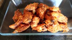 ALITAS DE POLLO En Salsa bufala en freidora de aire como prepararla @LACHEFNAYELI