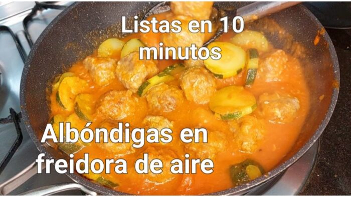 Albóndigas en freidora de aire, Fácil, Rico y Saludable COSORI AIRFRYER