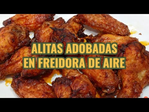 Alitas de pollo adobadas en FREIDORA DE AIRE