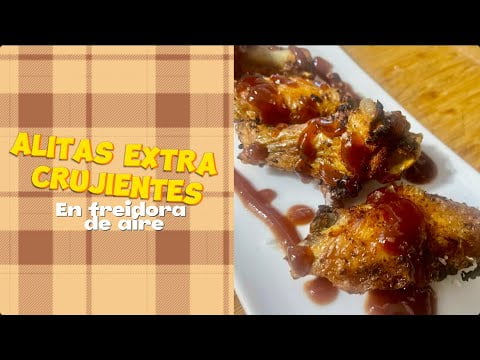 Alitas extra crujientes en freidora de aire / Extra Crispy Air Fryer Wings