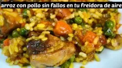 💢Arroz con pollo💢trucos y consejos💢en freidora de aire💢como hacer un arroz con pollo en tu freidora💢