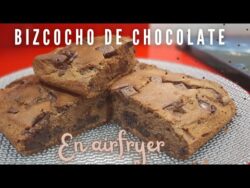 BIZCOCHO DE CHOCOLATE EN FREIDORA DE AIRE|| Cosori Dual Blaze