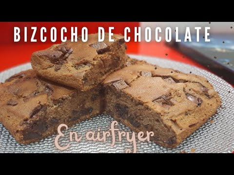 BIZCOCHO DE CHOCOLATE EN FREIDORA DE AIRE|| Cosori Dual Blaze