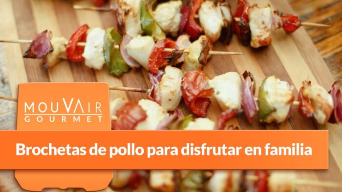Brochetas de Pollo en Freidora de Aire | Mouvair Gourmet