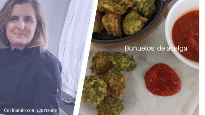 Buñuelos de acelga receta hecha en Thermomix