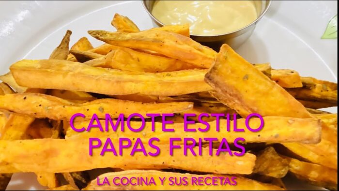 CAMOTE ESTILO PAPAS FRITAS EN FREIDORA DE AIRE ( Air Fryer)