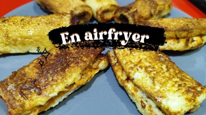 CENA RAPIDA EN FREIDORA DE AIRE|| Rollitos sabor 🍕