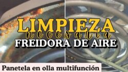 CÓMO LIMPIAR LA FREIDORA DE AIRE | ZONAS que no debes olvidar | PANETELA en OLLA MULTIFUNCIÓN