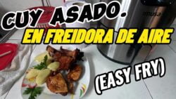 CUY ASADO EN FREIDORA DE AIRE (Easy fry) Delicioso plato tipico NARIÑENSE. 😋 😋👍