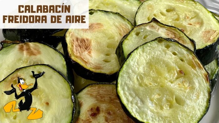 Calabacín en Freidora de Aire 🥒 ¡Receta con Calabacines en Air Fryer!