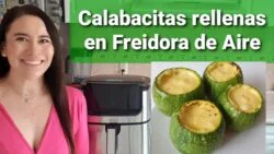 Calabacitas Rellenas en Freidora de Aire