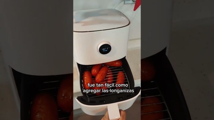 Comimos choripanes en la oficina usando nuestra freidora de aire Xiaomi