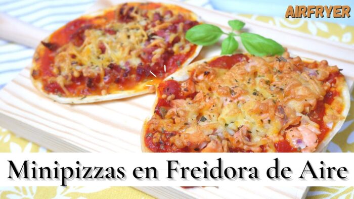 🍕 Como hacer PIZZA en FREIDORA DE AIRE 💥 FREIDORA SIN ACEITE | AIRFRYER @CrisMarpo