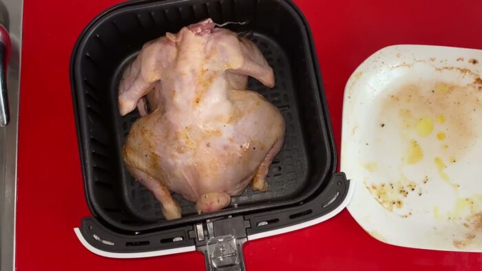 Como hacer Pollo Entero con Freidora de Aire Cosori *Facil y Rico*