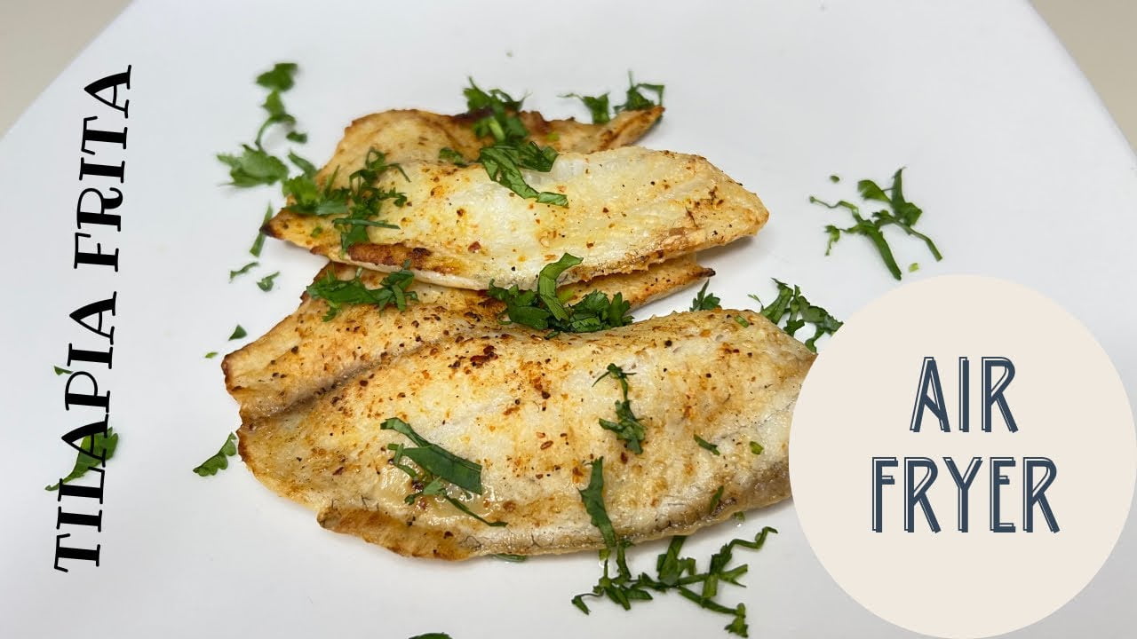 Como hacer TILAPIA en FREIDORA DE AIRE tilapia frita airfryer