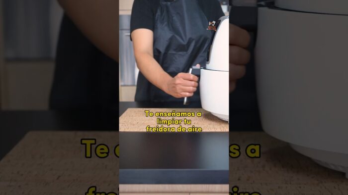 Cómo limpiar tu freidora de aire.😉