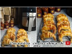 Cuernitos fáciles – En freidora de aire Gourmia #airfryer