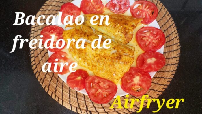 Delicioso bacalao en freidora de aire Cosori, Airfryer. ¡Muy fácil y saludable!
