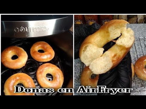 Donas en freidora de aire FÁCIL¡ 😱🔥La mejor receta #Airfryer
