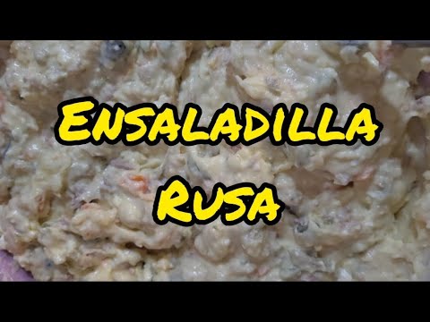 ENSALADILLA RUSA CON THERMOMIX.