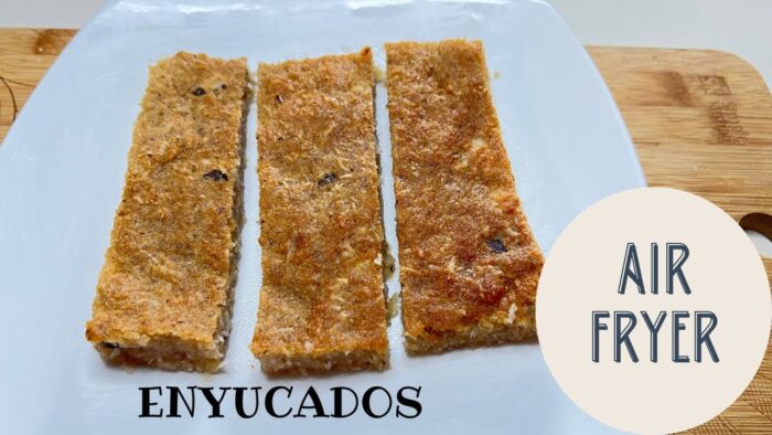 ✅ ENYUCADOS EN FREIDORA DE AIRE / enyucados con queso 🧀 o costeño #airfryer