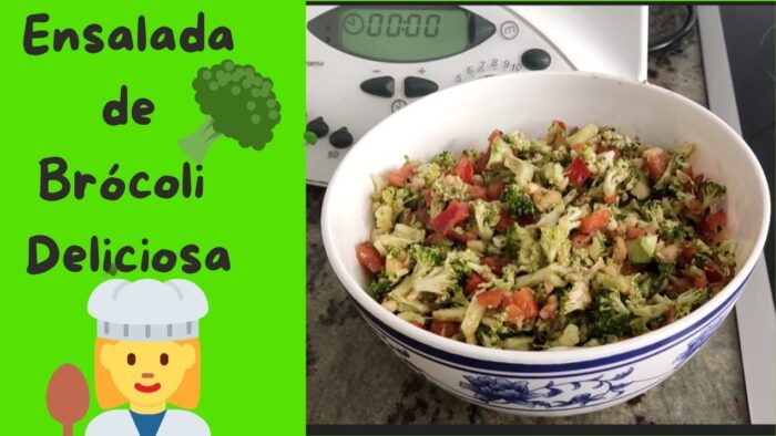 Ensalada de Brócoli 🥦 fácil y deliciosa con  Thermomix