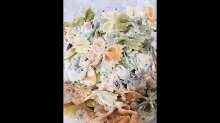 Ensalada de pasta, atun y tomate cherry #recetas #thermomix
