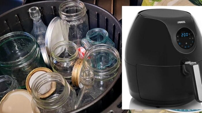 Esterilizar  frascos de Vidrio en Freidora de Aire Airfryer en Minutos ‼