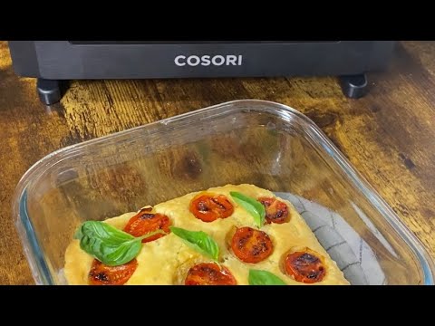 FOCACCIA FREIDORA DE AIRE👇🏼ingredientes 👇🏼COSORI 12 litros