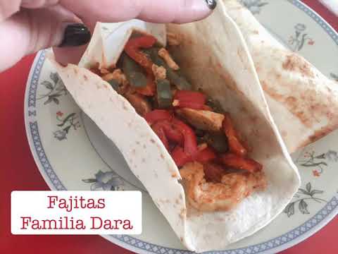 Fajitas en freidora de aire