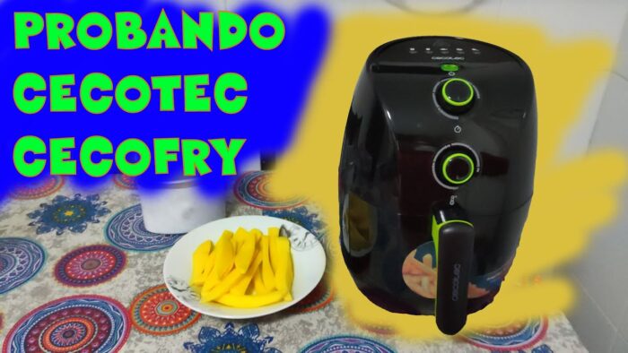 Freidora de AIRE Cecotec Cecofry compac Rapid Black. Sin #Aceite