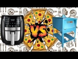 🍧🐒  Freidora de aire GOURMIA la pizza PERFECTA, y en HORNO  👺☢