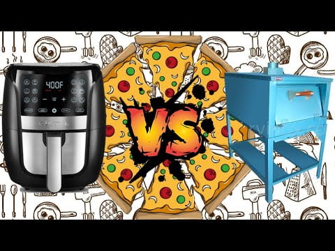 🍧🐒  Freidora de aire GOURMIA la pizza PERFECTA, y en HORNO  👺☢
