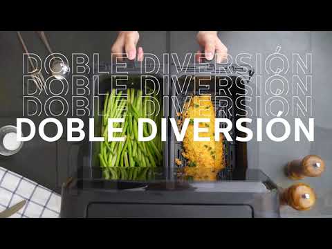 Freidora de aire Sin Aceite Holstein Housewares 7.6 Litros Air fryer doble canasta