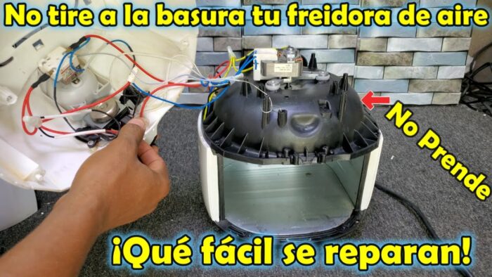 Freidora de aire no enciende,  falla más común de la mayoría!